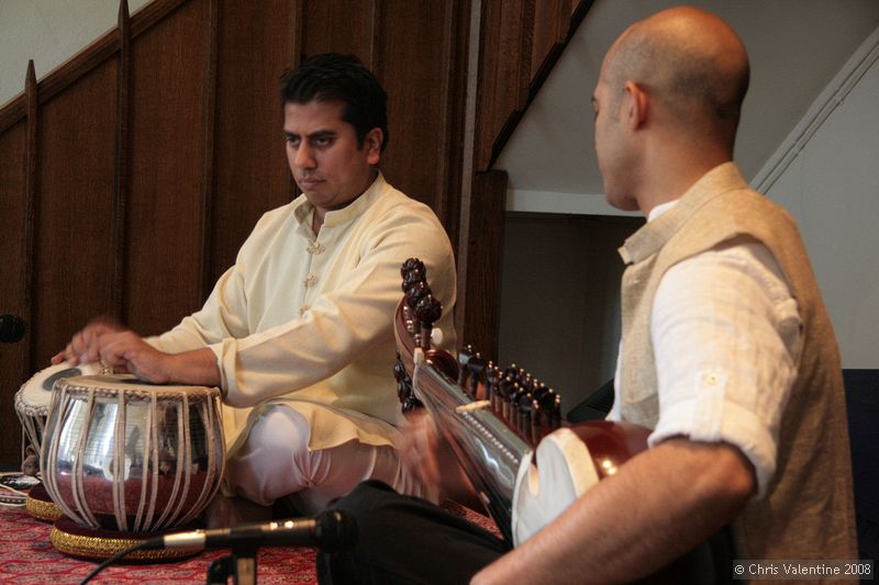 Udit Pankhania and Tarun Jasani at Walton Church, The Open University, 25-Jun-2008